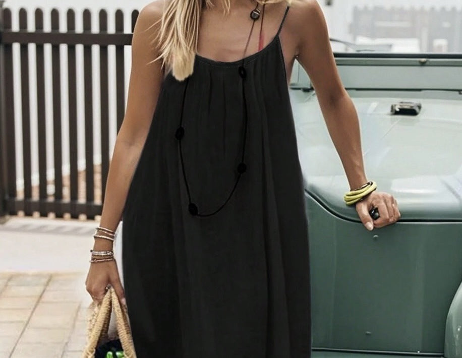 Perle | Mini Robe en Soie Glacée Unie, Froncée, Dos Nu