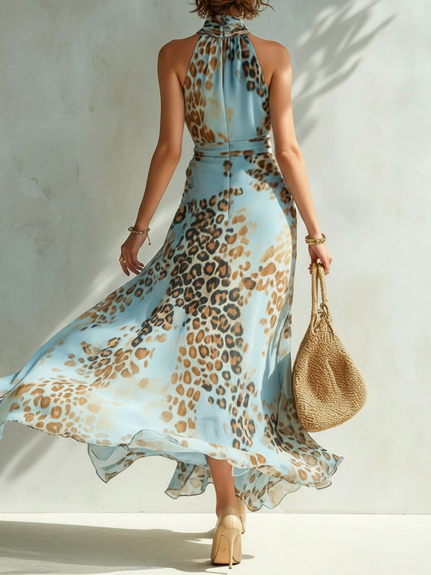 Désirée | Robe Glamour Imprimé Léopard