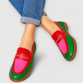 Nyla™ | Mocassini Casual a Contrasto