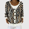 Cardigan in Maglia Confortevole Abbottonato
