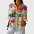 Blusa leggera e colorata stampata