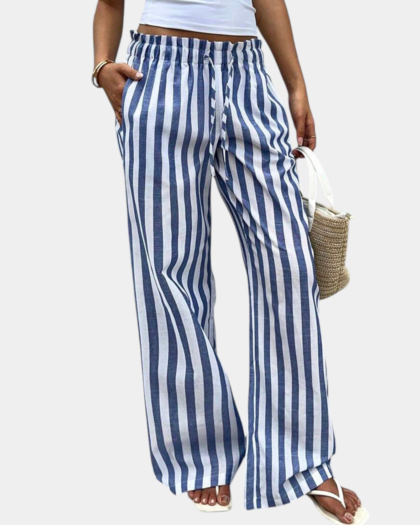Marguerite | Pantalon à rayures