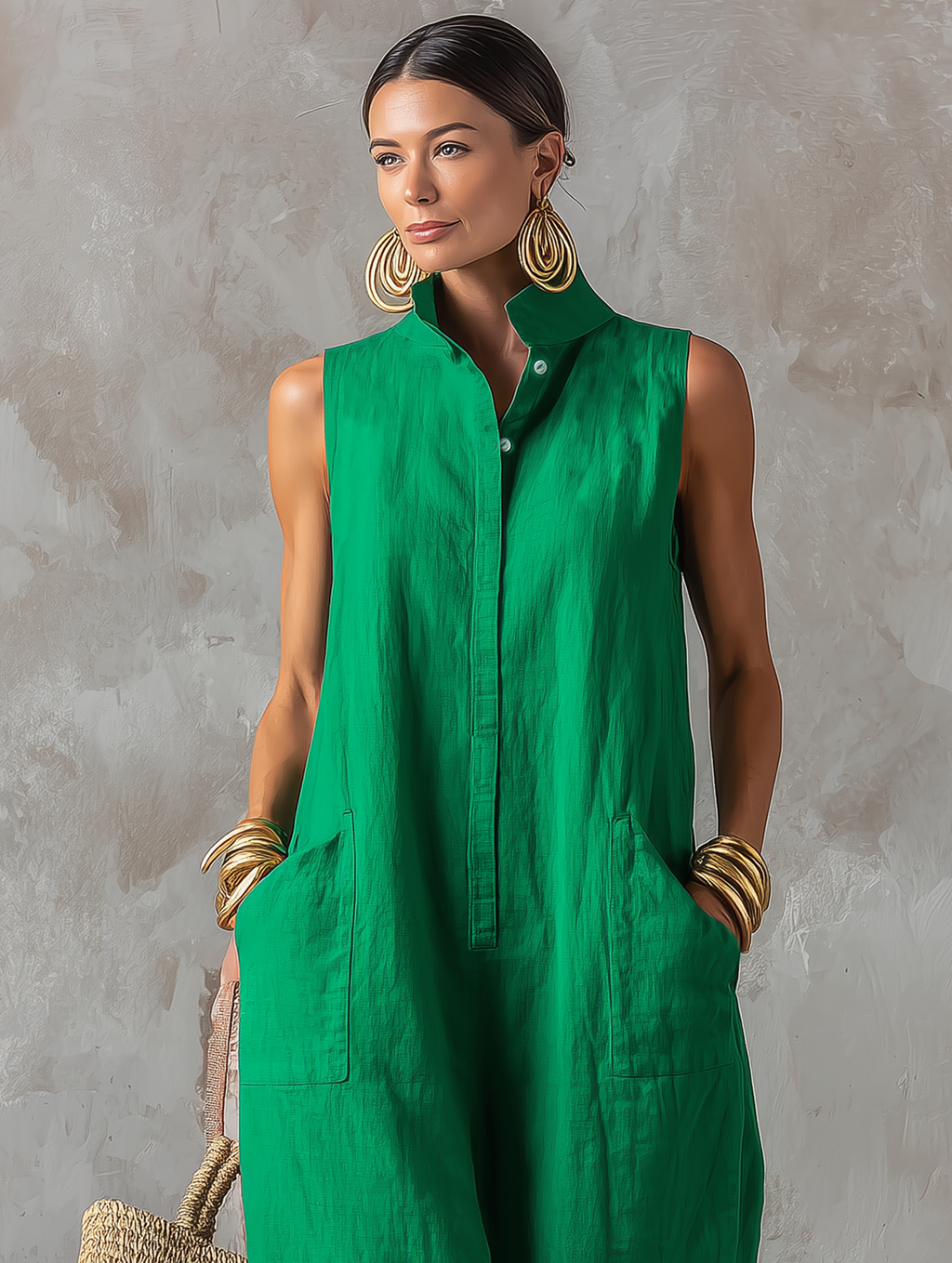 Maïlys | Combinaison Vert Émeraude