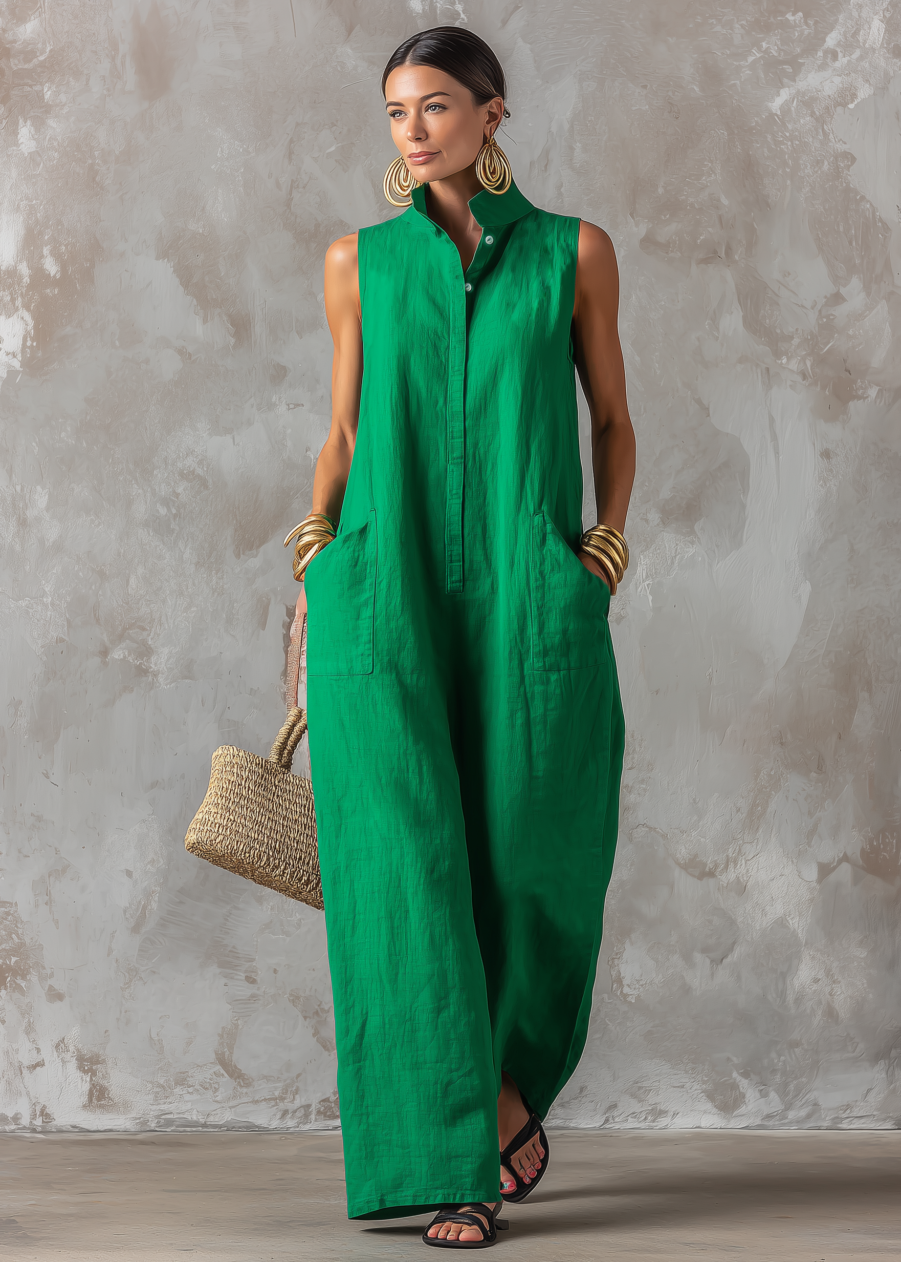 Maïlys | Combinaison Vert Émeraude