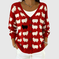 Cardigan in Maglia Confortevole Bottonato
