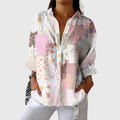 Blusa leggera e colorata stampata