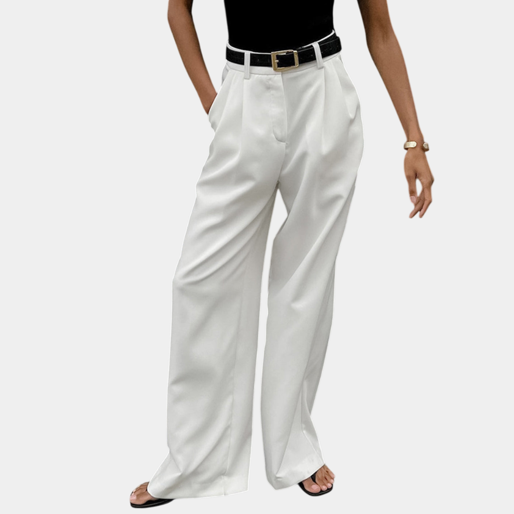 Flore | Pantalons larges solides sans ceinture