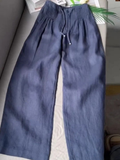Isabelle | Pantalon fluide jambe large