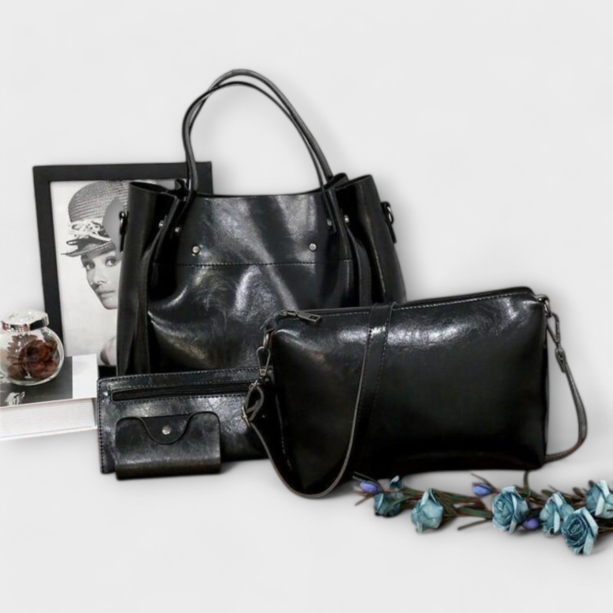 Azura - Set di borse vintage da 4 pezzi