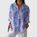 Blusa leggera e colorata stampata