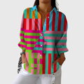Blusa leggera e colorata con stampa