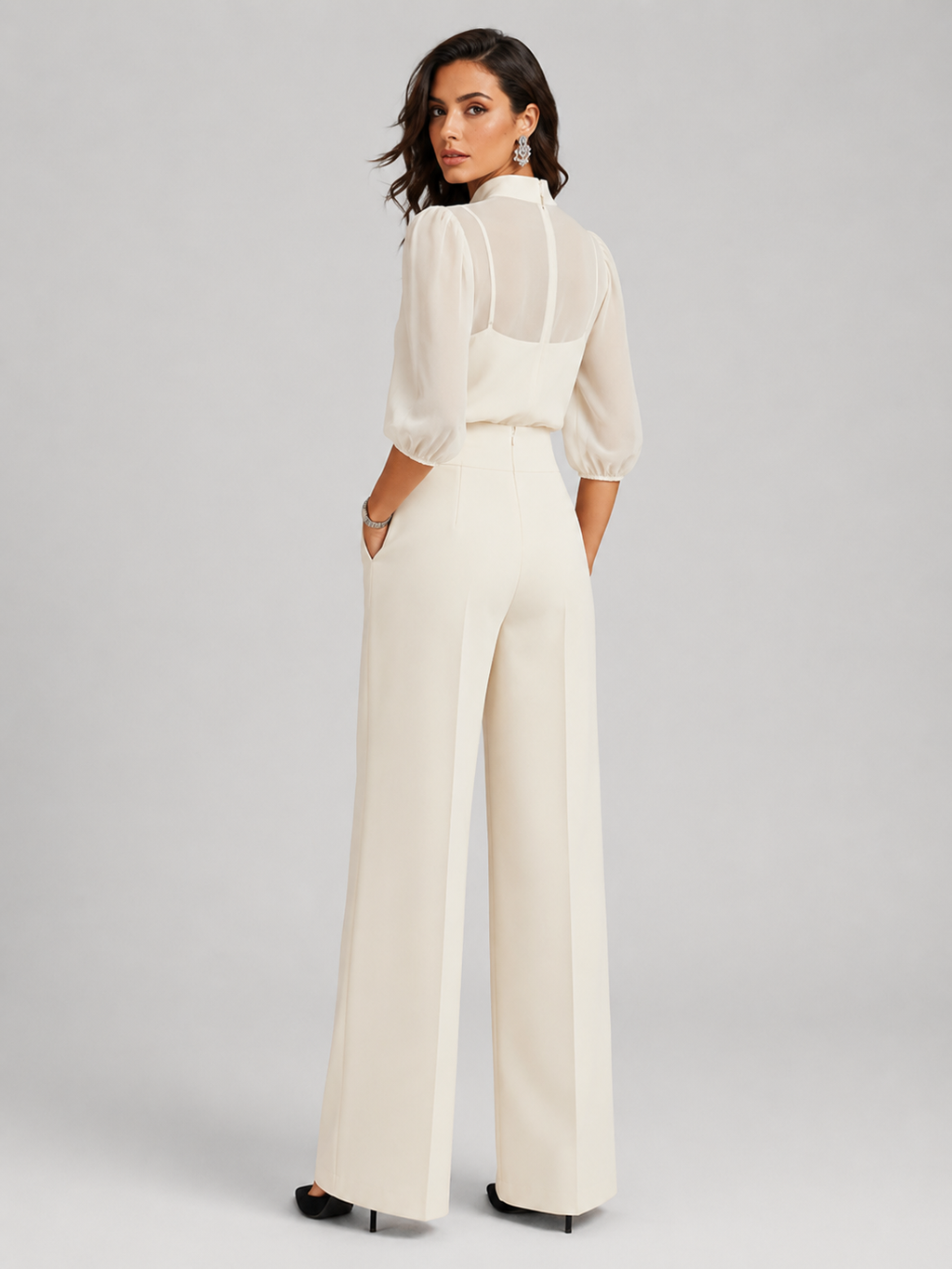 Amarante | Ensemble Chiffon 3 Pièces