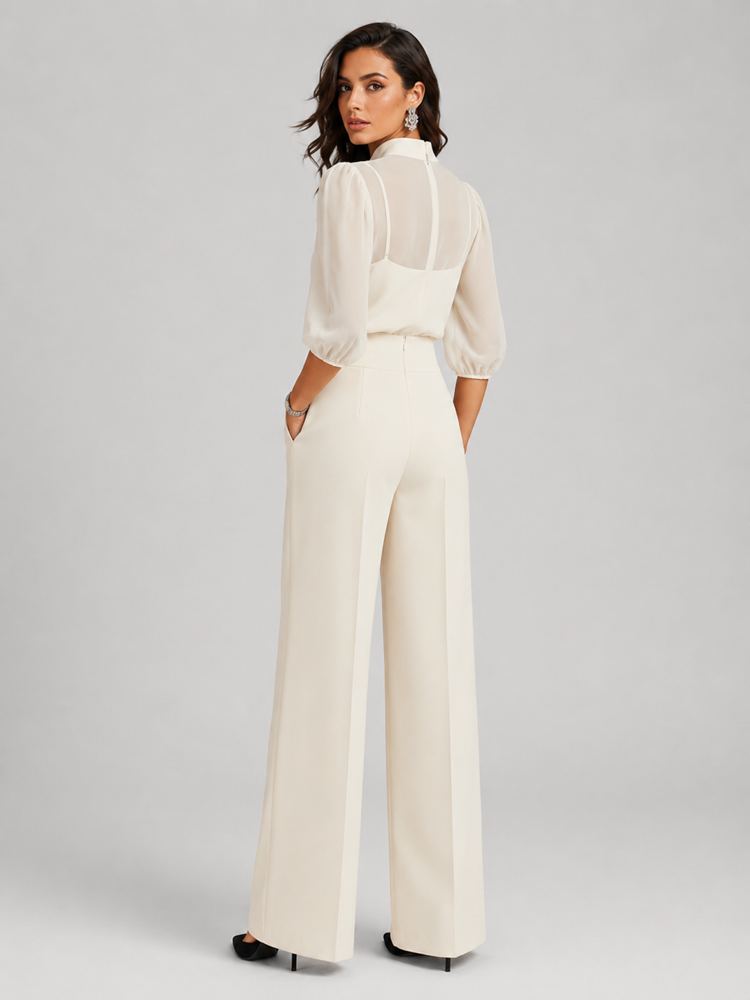 Amarante | Ensemble Chiffon 3 Pièces