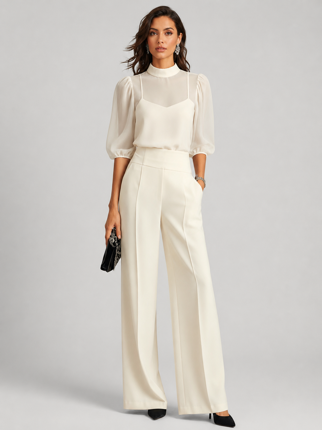 Amarante | Ensemble Chiffon 3 Pièces