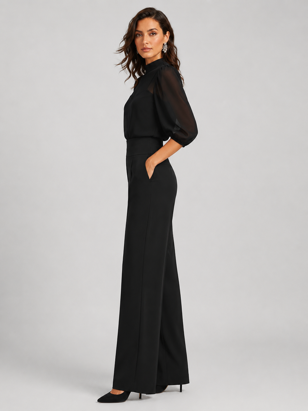 Amarante | Ensemble Chiffon 3 Pièces