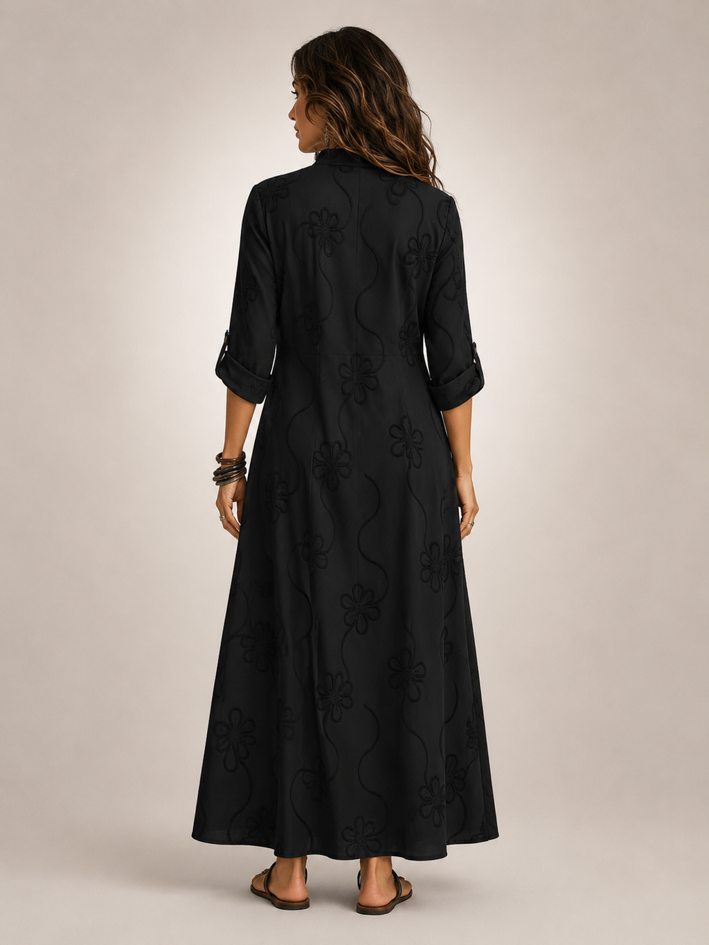 Perle | Robe d'Été Fleurie, Amincissante