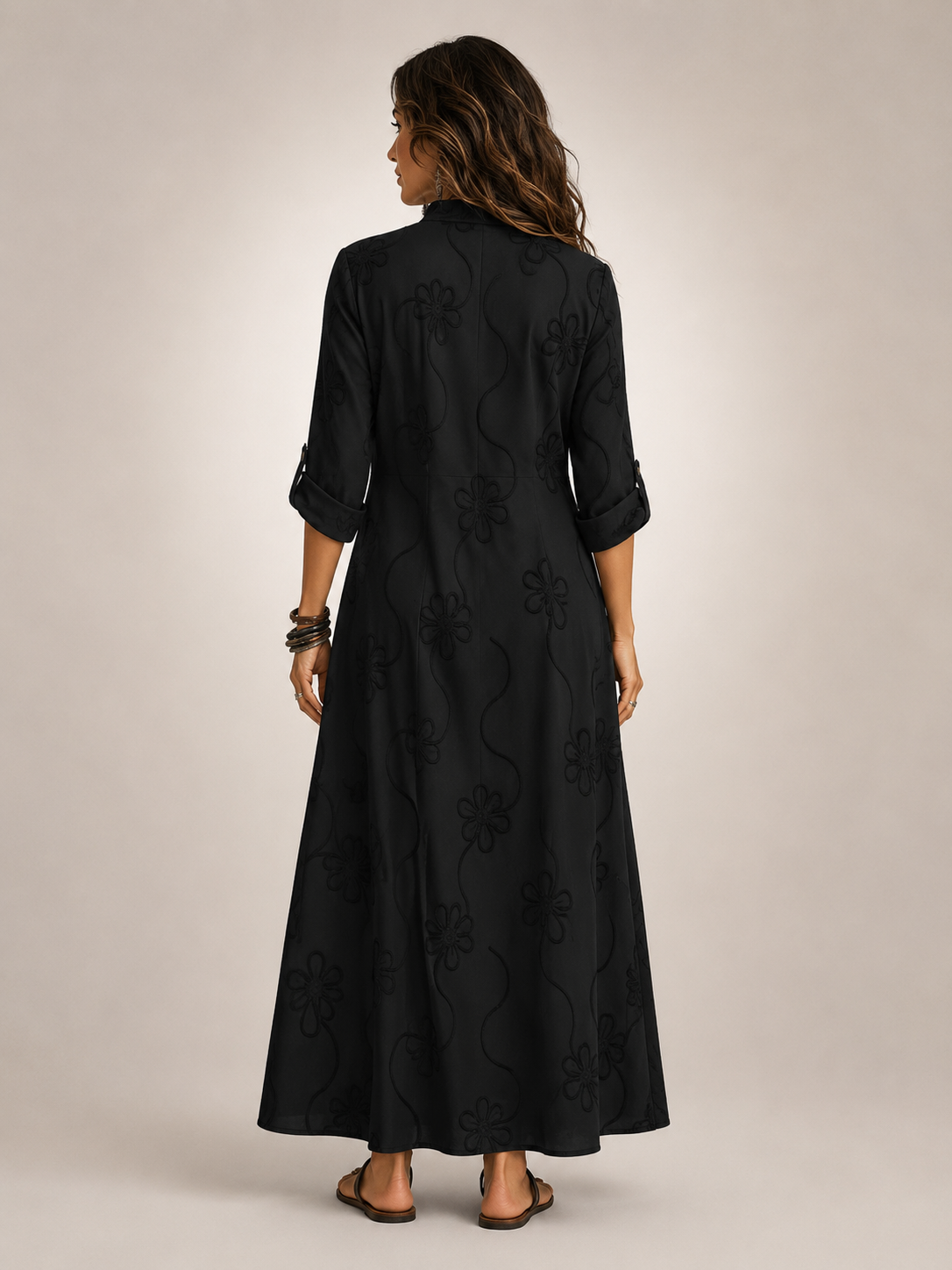 Perle | Robe d'Été Fleurie, Amincissante