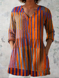 Nadia | Blouse longue à col en V