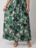Gisèle | Robe Midi Fleurie, Décolleté en V
