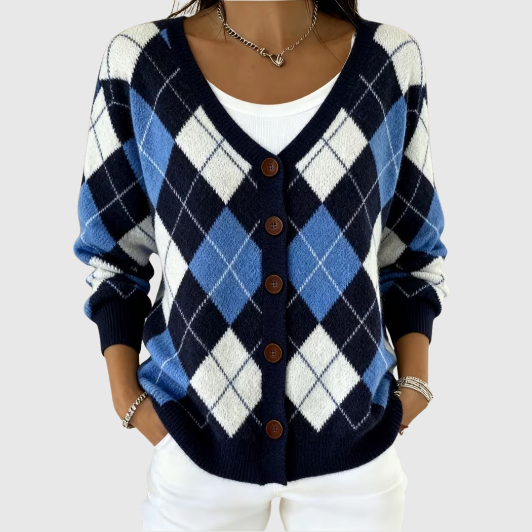 Cardigan in Maglia Confortevole con Bottoni