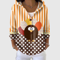 Cardigan Confortevole con Cappuccio in Maglia