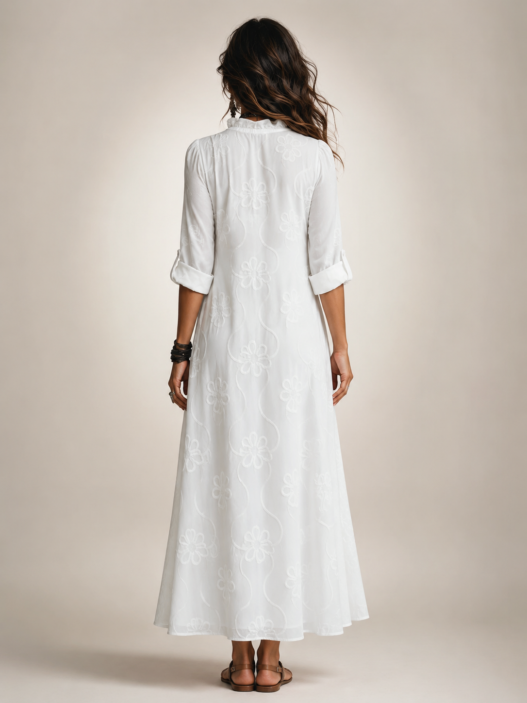 Perle | Robe d'Été Fleurie, Amincissante