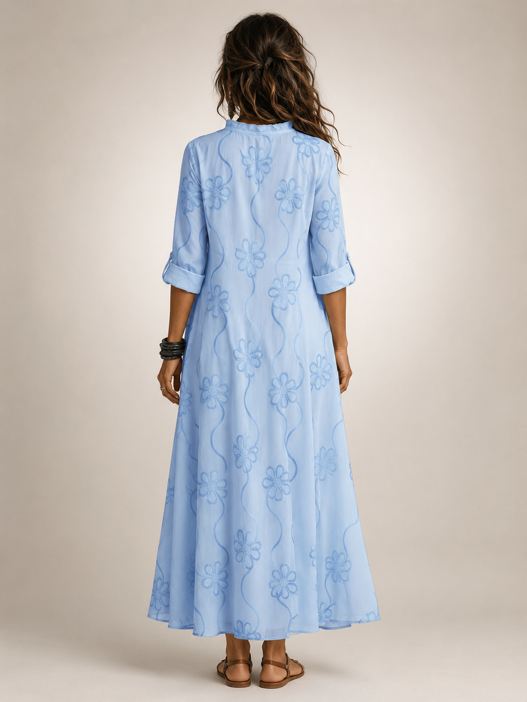 Perle | Robe d'Été Fleurie, Amincissante