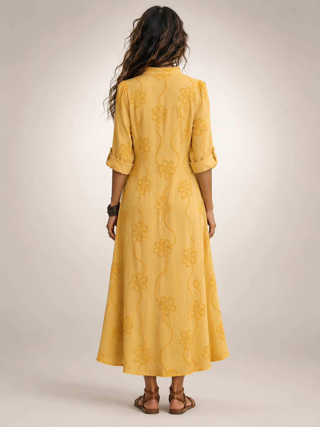 Perle | Robe d'Été Fleurie, Amincissante
