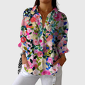 Blusa leggera e colorata con stampa