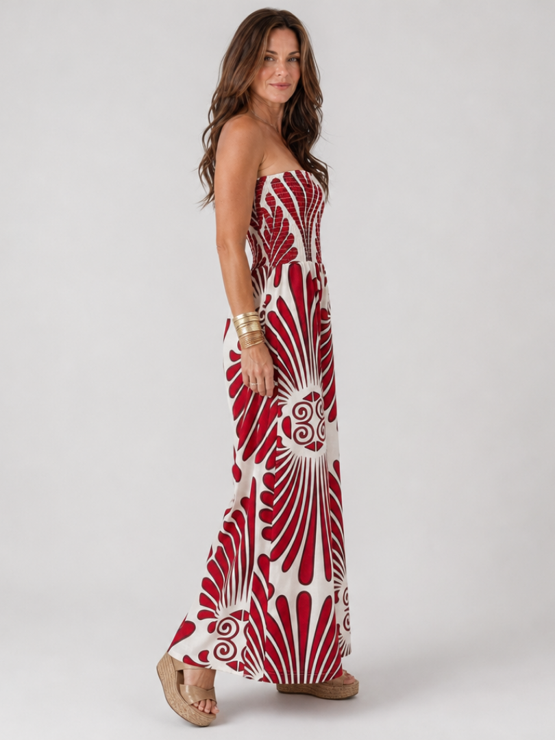 Diane | Robe Maxi Bustier Fluide