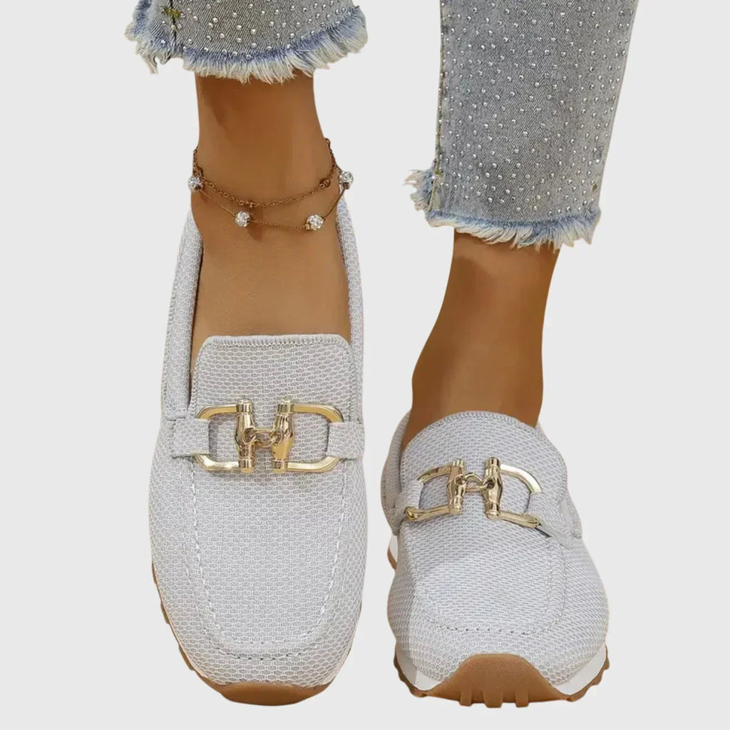 Camilla | Slip-on sportive con dettaglio dorato