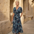Ludivine | Robe élégante bleue