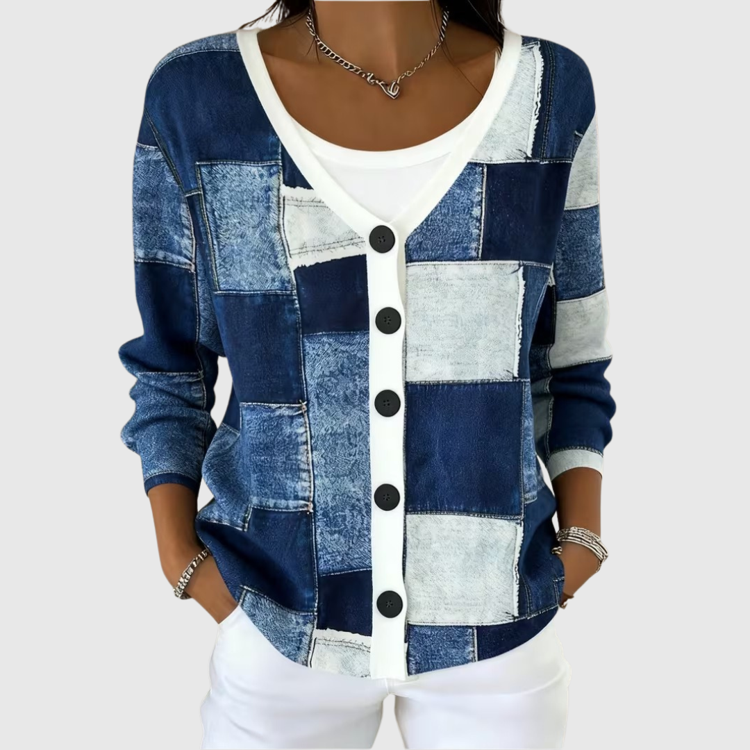 Cardigan in Maglia Confortevole Bottonato