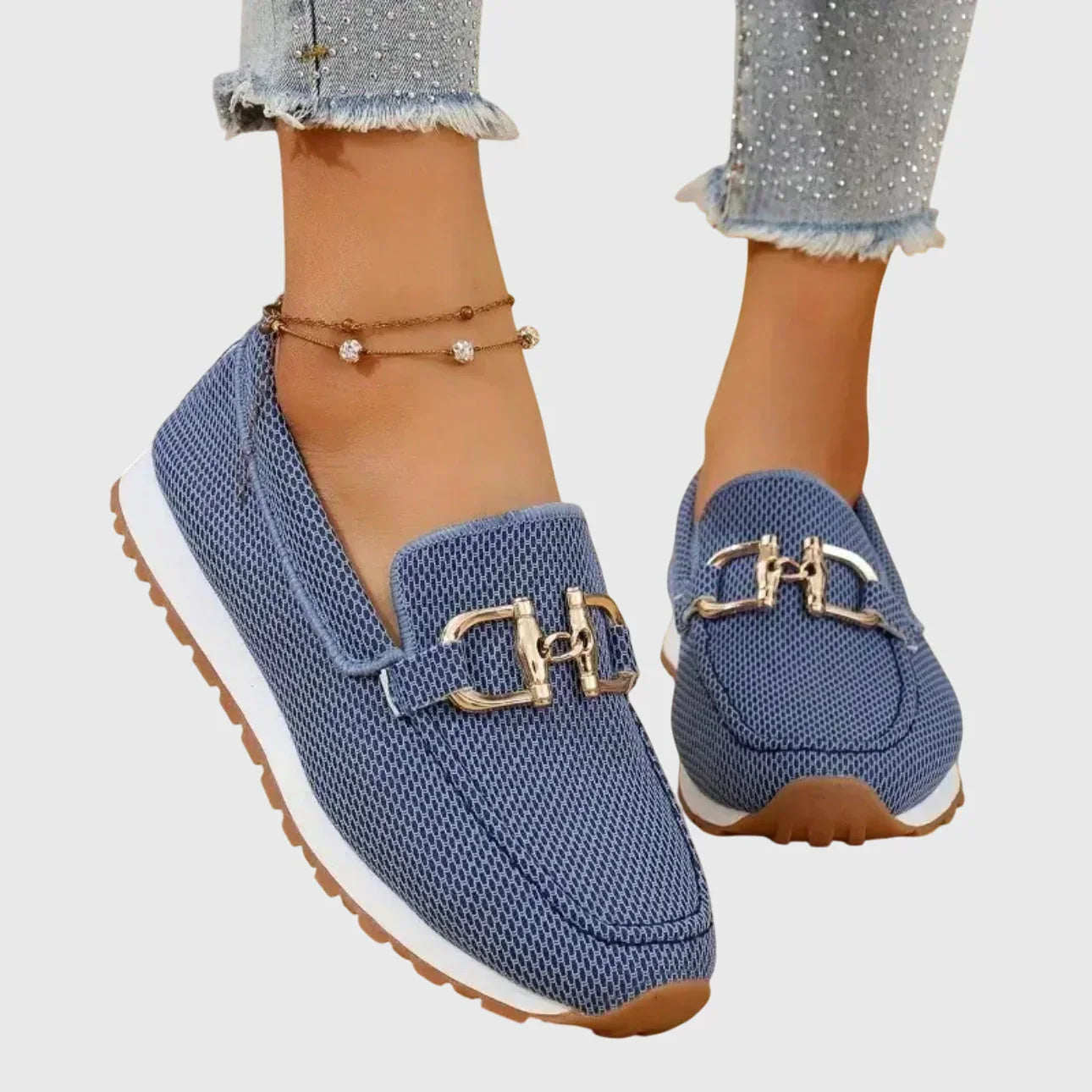 Camilla | Slip-on sportive con dettaglio dorato