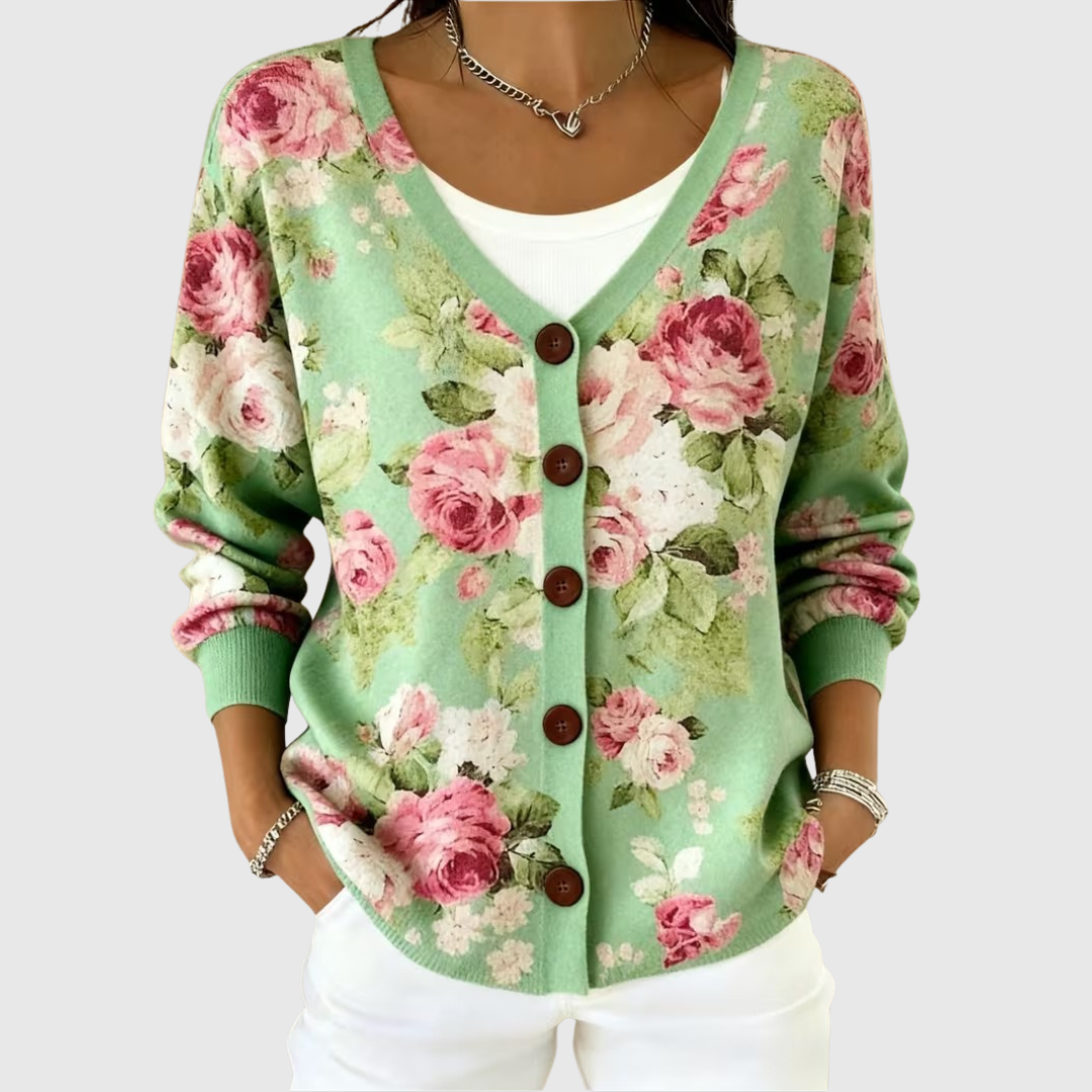 Cardigan in Maglia Confortevole con Bottoni