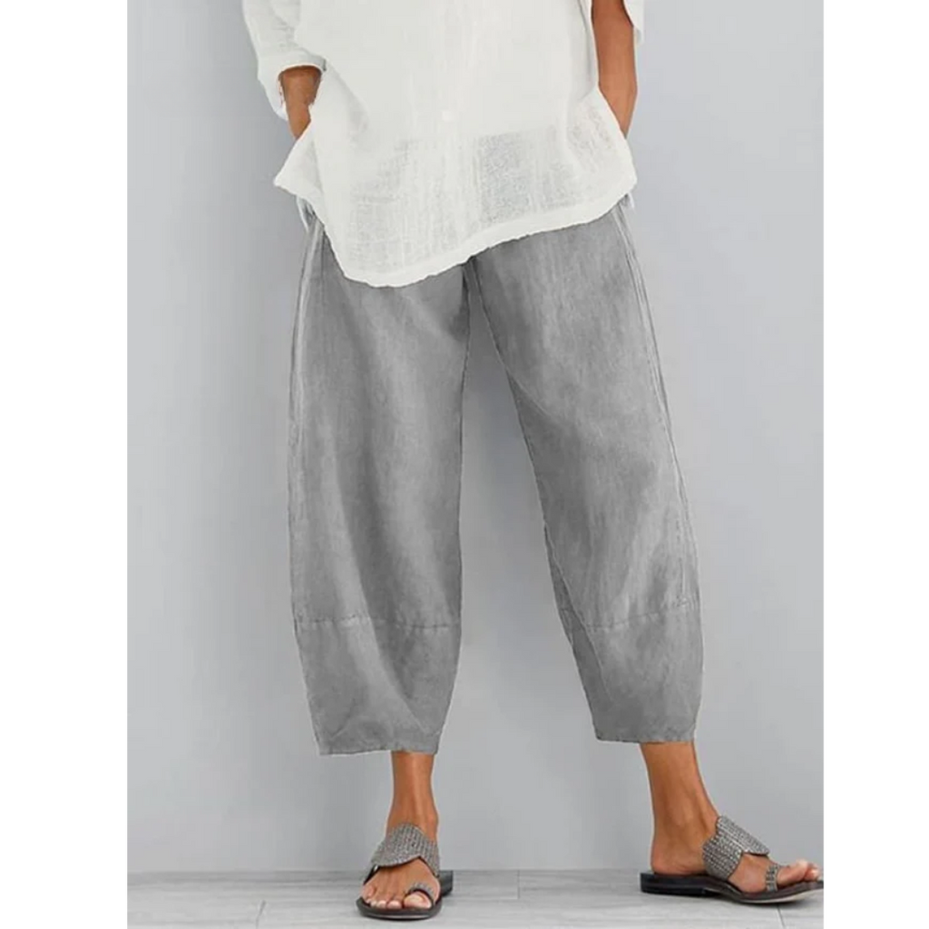Elena™ | Pantalon en lin élégant et confortable