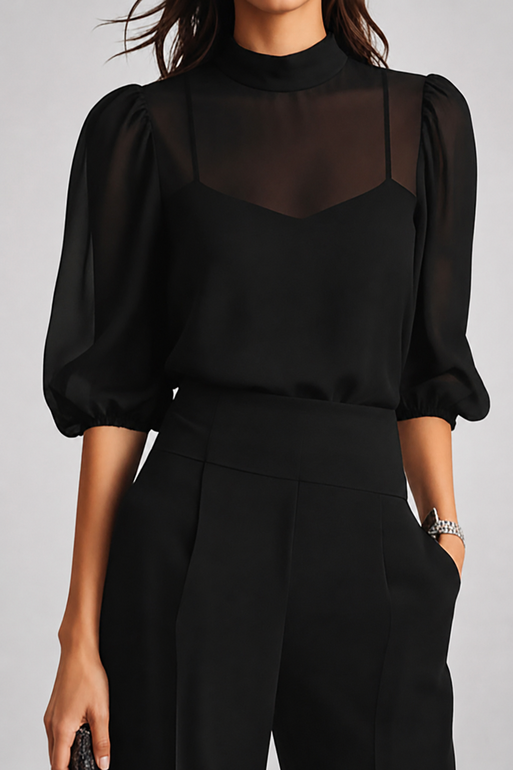 Amarante | Ensemble Chiffon 3 Pièces