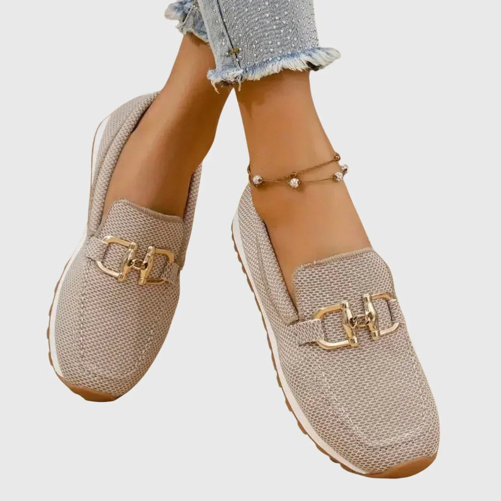 Camilla | Slip-on sportive con dettaglio dorato