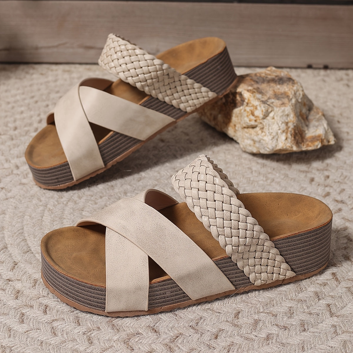 Sandali Eleganza Intrecciata