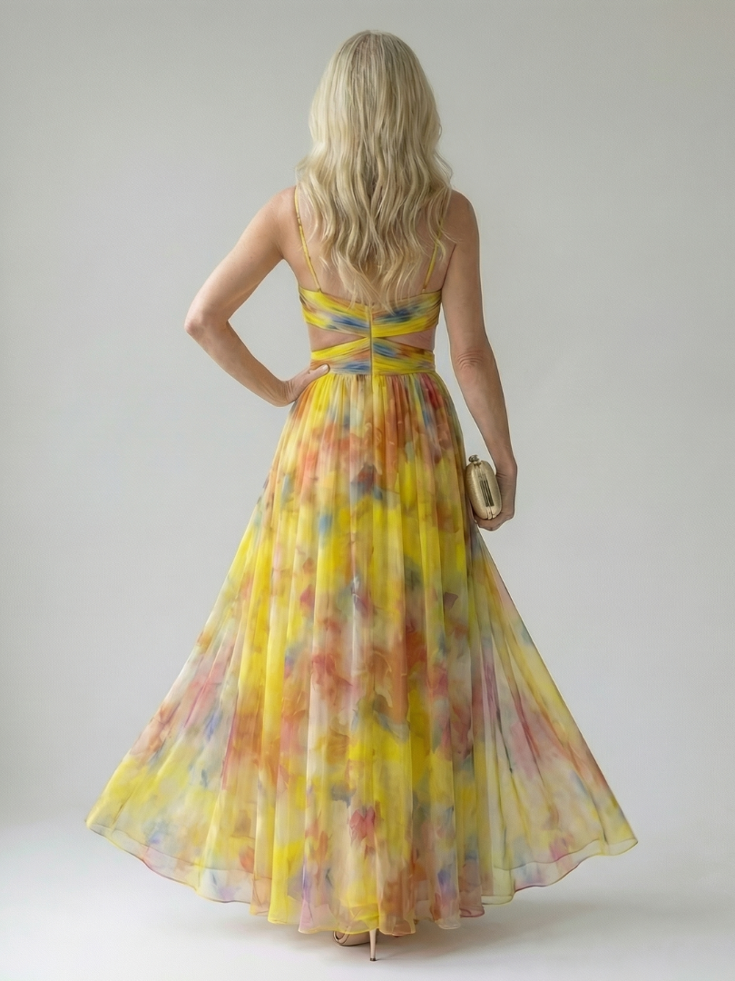 Charline | Robe Maxi Portefeuille Douce
