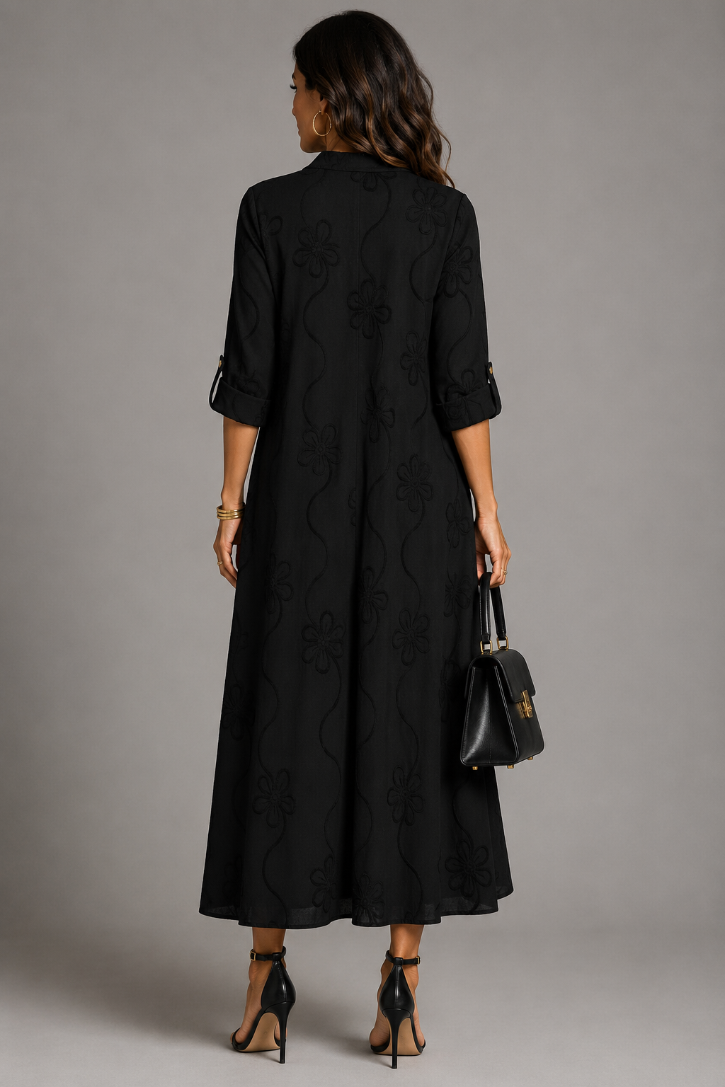 Ambre | Robe d'Été Fleurie Amincissante