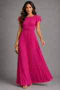 Sélène | Robe Longue Glamour Plissée