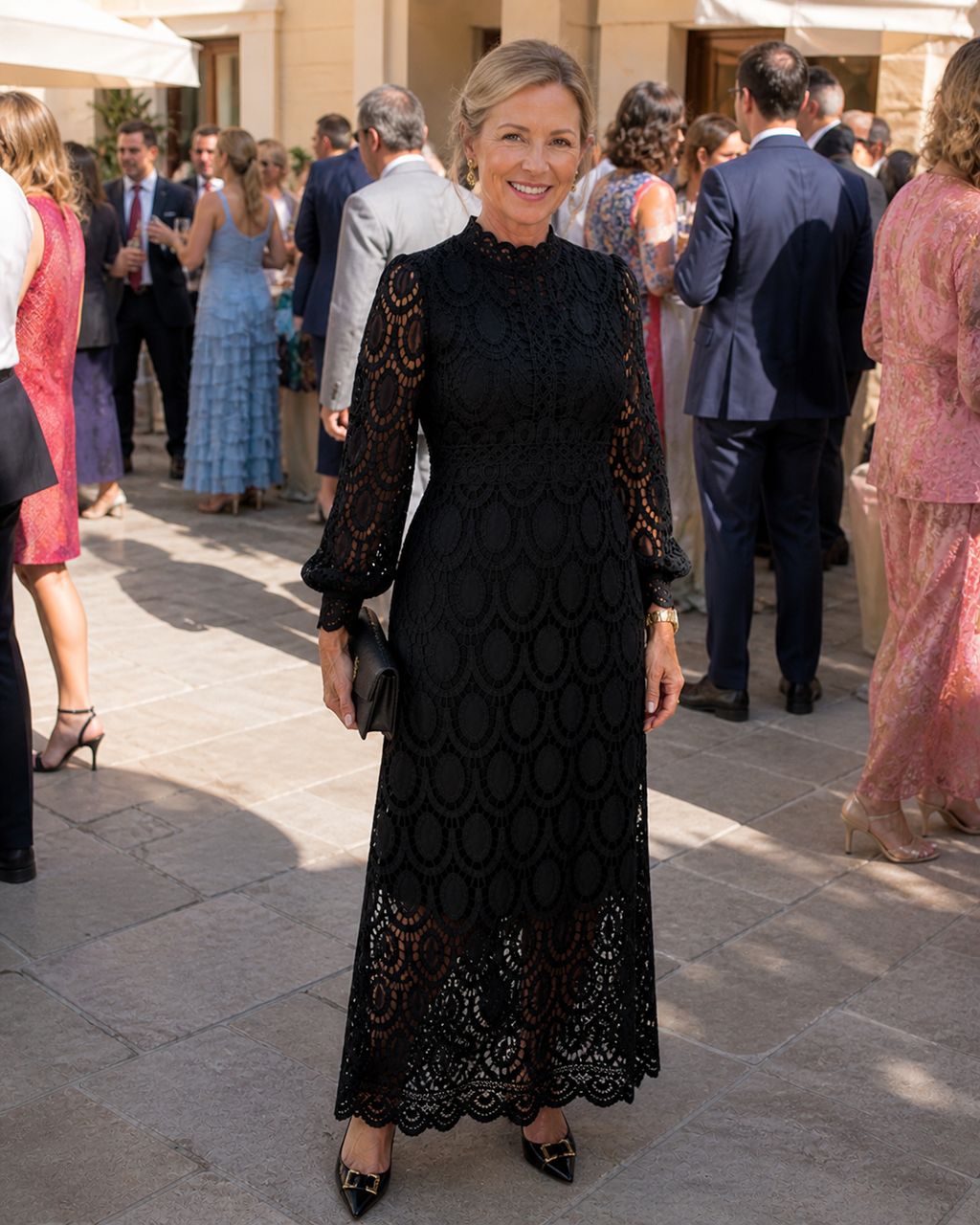 Éloïse | Robe Midi en Dentelle