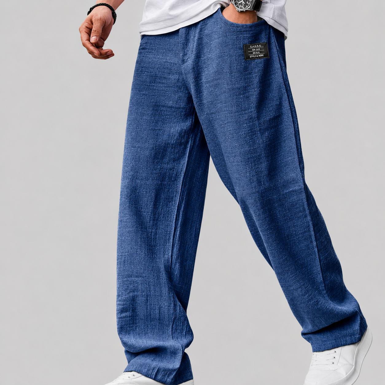 Marc | Pantalon Casual Chic en Lin Premium