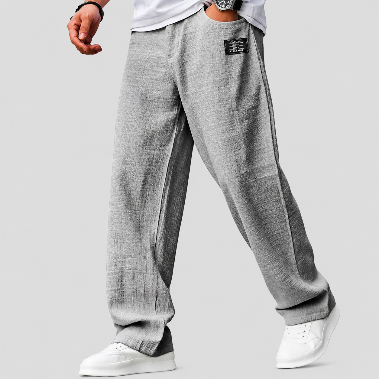 Marc | Pantalon Casual Chic en Lin Premium