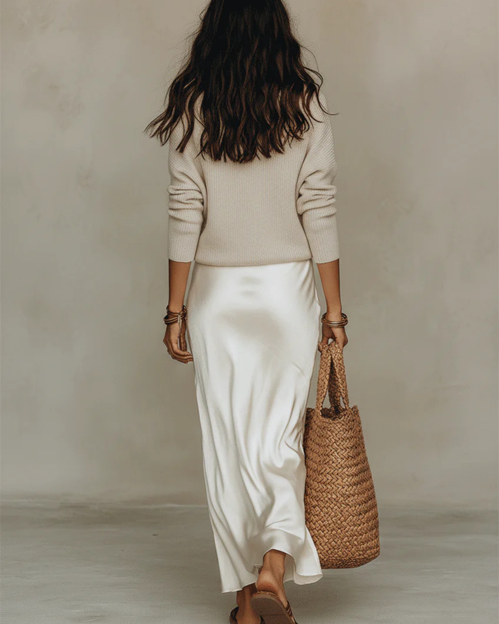 Eugénie | Robe Midi Satinée Élégante