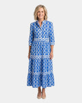 Yamina | Robe midi à manches