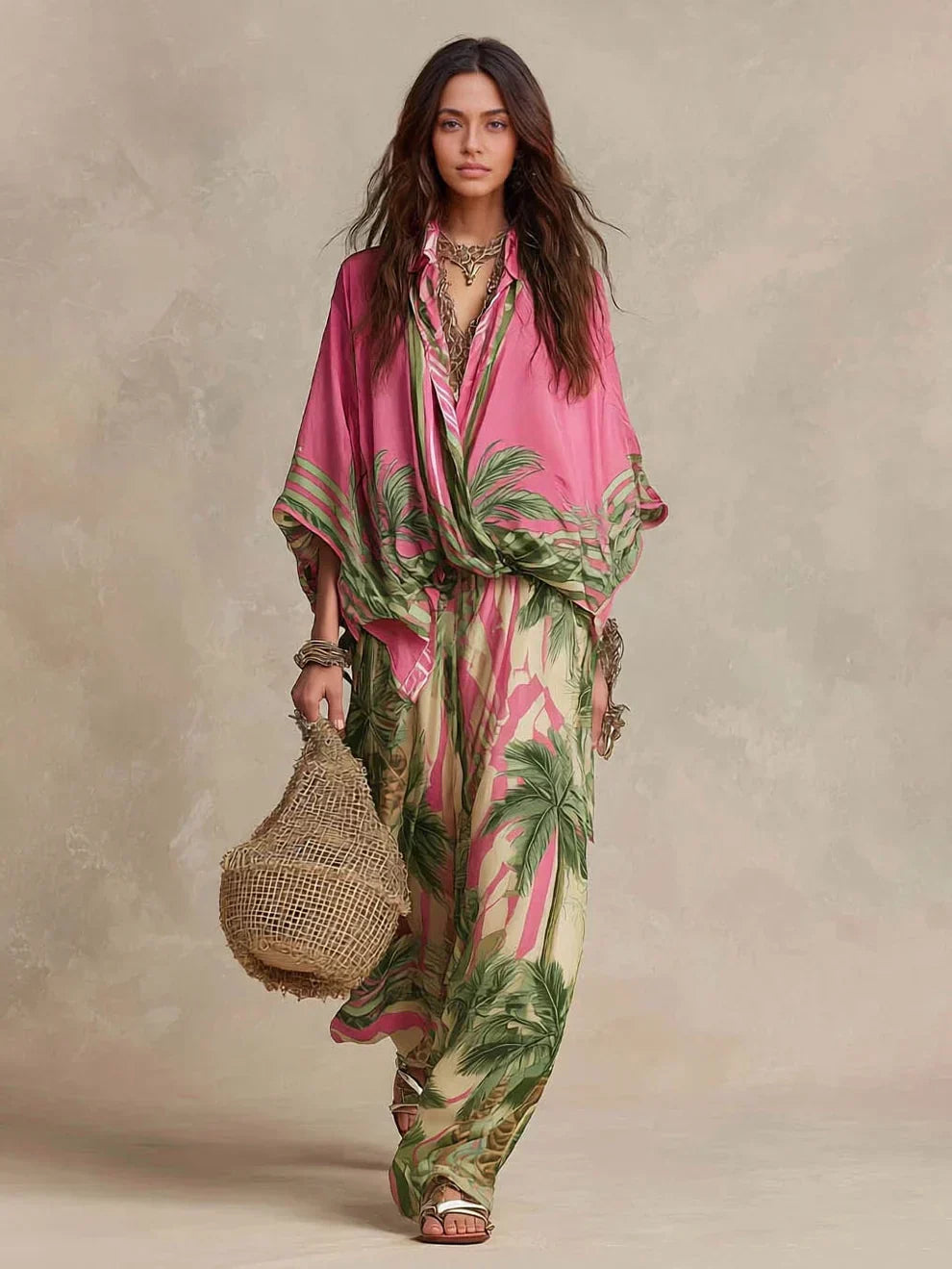 Marisol | Ensemble kimono en soie et coton