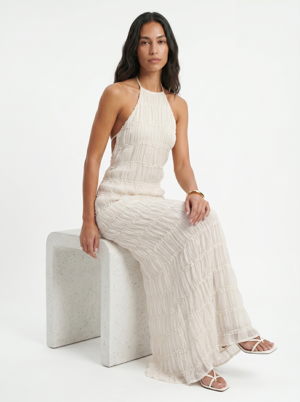Angèle | Robe longue d'été