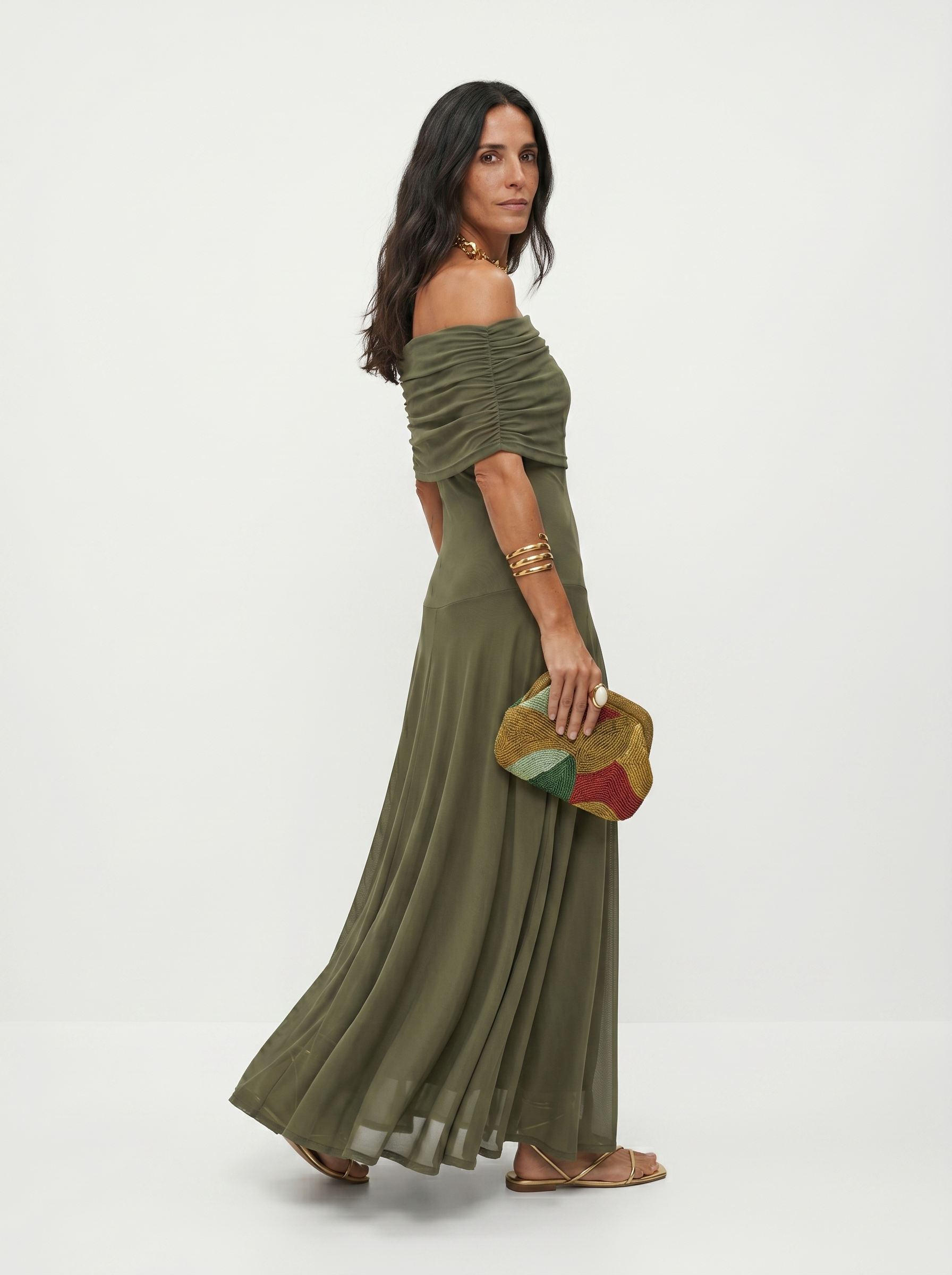 Jeanine | Robe longue élégante et épurée